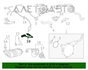 Sonda lambda stânga a doua Toyota Highlander 20-22 3.5