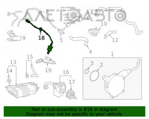 Sonda lambda stânga pentru Toyota Highlander 20-22 3.5