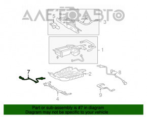 Лямбда-зонд задний первый Lexus RX400h 06-09