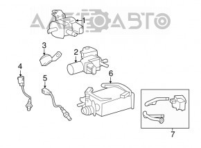 Sonda lambda stânga, primul Lexus IS250 14-20