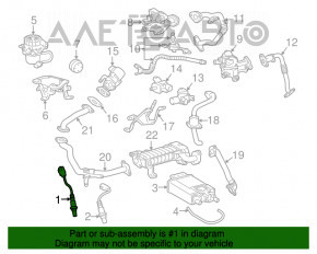 Sonda lambda dreapta pentru Toyota Sequoia 08-16.