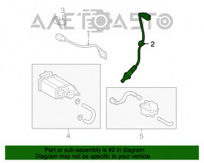 Sonda lambda față stânga pentru Lexus RX350 06-09, nouă, originală OEM