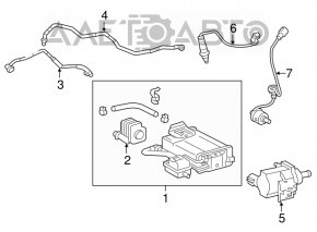 Sonda lambda dreapta pentru primul Lexus IS250 14-20