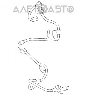 Cablu senzor ABS spate stânga pentru Lexus NX200t NX300 NX300h 15-21 FWD fără adaptiv