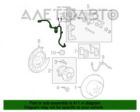 Cablu senzor ABS spate dreapta Lexus RX300 RX330 RX350 RX400h 04-09 FWD