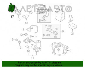 ABS Control Module Toyota Highlander 11-13