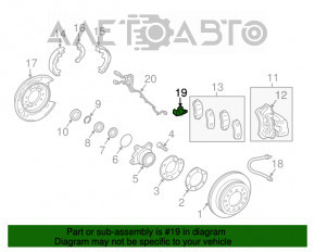 Датчик ABS задний правый Lexus GX470 03-09