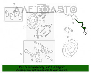 Senzor ABS dreapta fata Toyota Sequoia 08-16