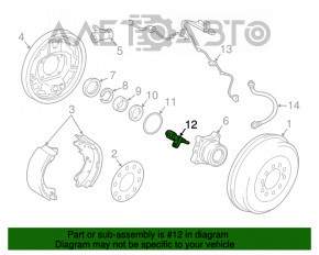 Senzor ABS spate stânga Lexus GX470 03-09