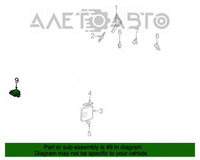 ȘOFER, CONTROLUL INJECȚIEI DE AER Toyota Sequoia 08-16