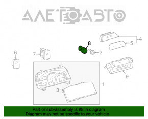 Кнопка start stop Toyota Camry v50 12-14 usa 2.5 3.5