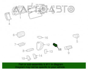 Butonul de pornire Start-Stop pentru Lexus LS460 LS600h 07-12