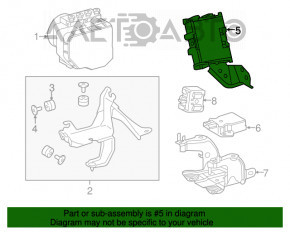 TRANSFER CASE CONTROL Lexus IS 14-20