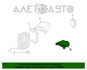 Calculatorul de control al amplificatorului de direcție al Toyota Prius 2004-2009