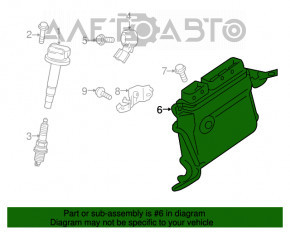 Блок ECU компьютер двигателя Toyota Prius V 12-17