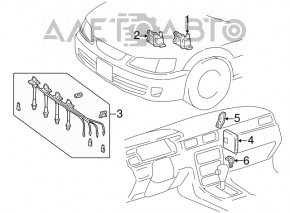 Blocul ECU al calculatorului motorului Toyota Camry v40 2.4