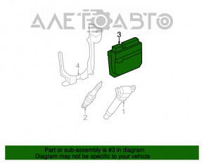 Blocul ECU al calculatorului motorului Toyota Camry v40 2.4