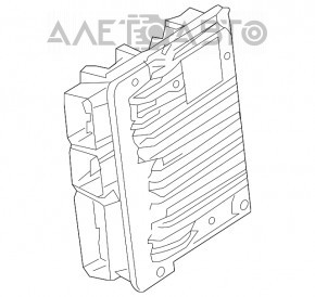 Блок ECU компьютер двигателя Toyota Camry v70 18-24