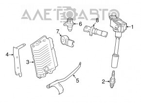 Modulul ECU al motorului Lexus NX300 18 2.0T FWD