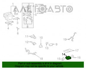 BRAKE CONTROL POWER Lexus GS300 GS450h 06-11