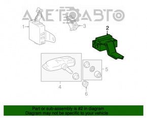 RECEIVER ASSY, TIRE PRESSURE MONITOR Lexus RX400h 06-09