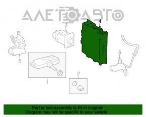 Modulul de control al presiunii anvelopelor Lexus IS 14-20