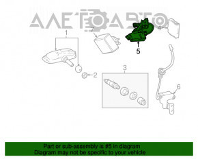 Tire Pressure Monitor Lexus NX200t NX300 NX300h 15-21 перед