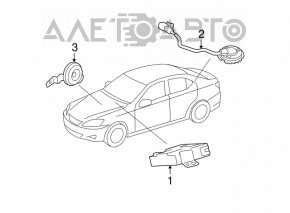 Calculatorul Smart Key Lexus IS250 06-13