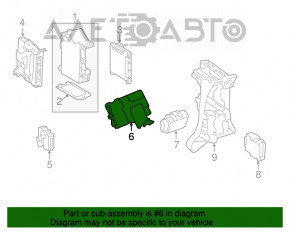 SEAT BELT CONTROL Toyota Avalon 13-18