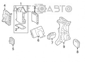 SEAT BELT CONTROL Toyota Avalon 13-18