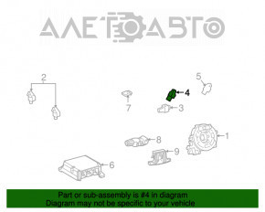 Датчик подушки безопасности дверь левый Toyota Camry v70 18-
