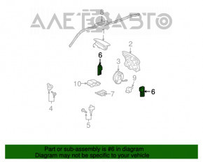 Датчик подушки безопасности задний правый Lexus RX300 RX330 RX350 RX400h 04-09