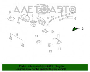 Senzor airbag spate stânga Lexus GX470 03-09