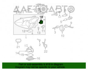 Corector far dreapta Lexus RX300 RX330 RX350 RX400h 04-09