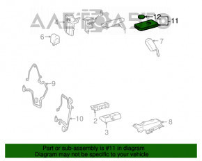 Cheie inteligentă Toyota Highlander 08-13 cu 3 butoane