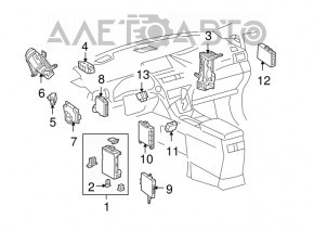 HEADLAMP HEADLIGHT SWIVEL CONTROL MODULE COMPUTER RX350 10-12