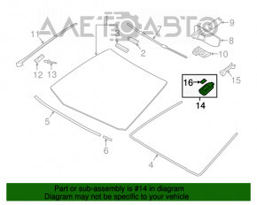 Senzor de ploaie Lexus ES300h ES350 13-18