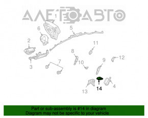 Датчик присутствия пассажира Lexus RX300 RX330 RX350 RX400h 04-09