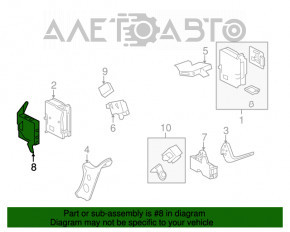 HEADLAMP LEVELING COMPUTER Lexus IS 14-20