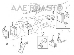 HEADLAMP LEVELING COMPUTER Lexus IS 14-20