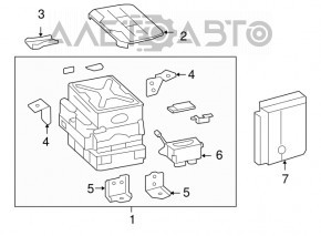 MODUL DE CONTROL AL VEHICULULUI HIBRID Lexus GS450h 06-11