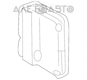 Blocul ECU al calculatorului motorului Toyota Camry v40 hibrid