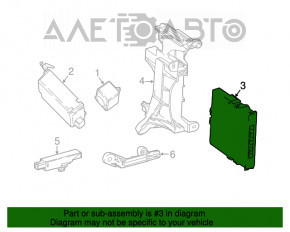 Smart Key Control Module Toyota Camry v70 18-24