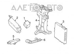 Smart Key Control Module Toyota Camry v70 18-24