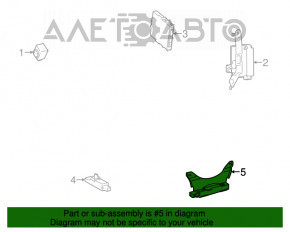 Антенна keyless Toyota Highlander 08-10