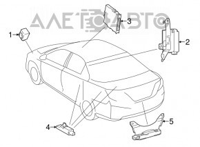 Antena de intrare fără cheie Lexus ES300h ES350 13-18