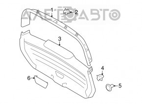 Capac portbagaj Ford Flex 09-19, partea de sus, electric.