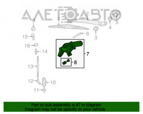 Matura trapezoidală cu motor spate Audi Q7 4L 10-15