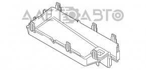 Corpul blocului de siguranțe sub capotă pentru Ford Flex 09-12