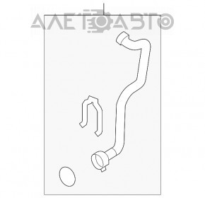 Furtunul de răcire inferior Audi A4 B8 08-16 2.0T